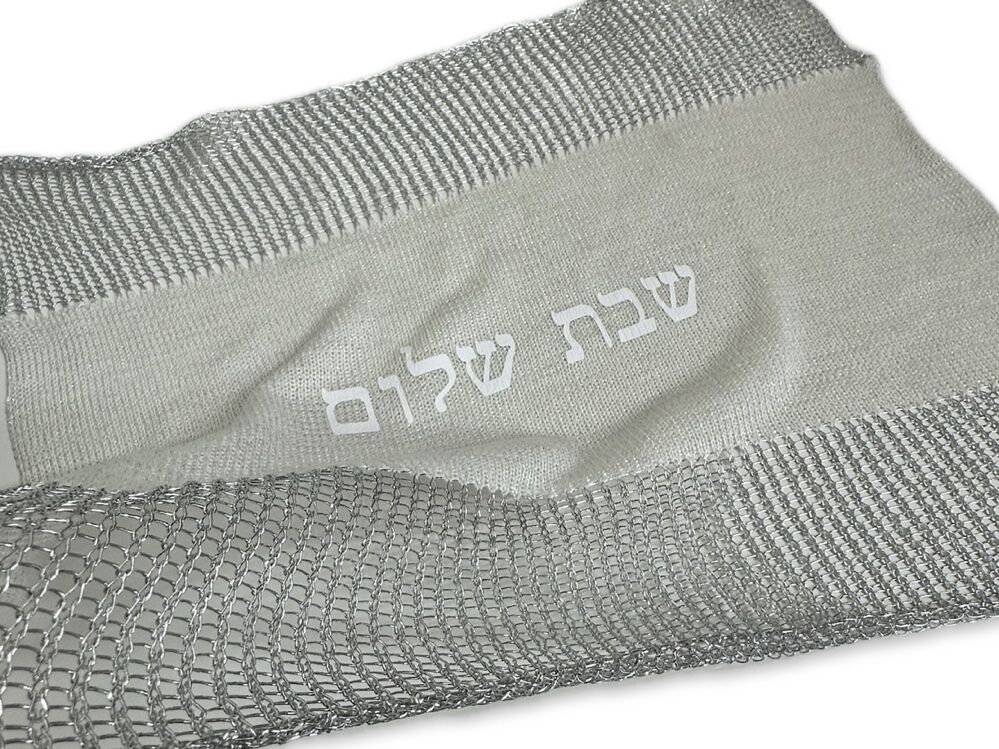 Sheer Mesh Silvery White